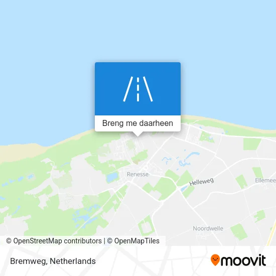 Bremweg kaart