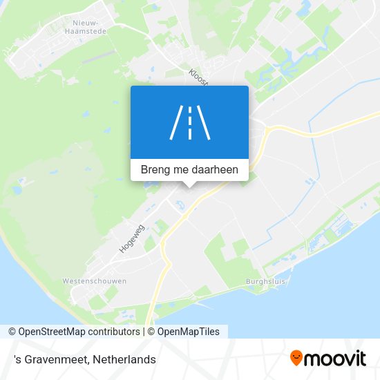 's Gravenmeet kaart