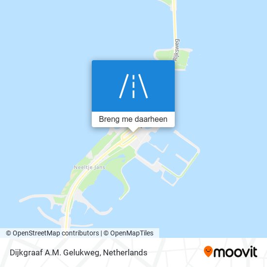 Dijkgraaf A.M. Gelukweg kaart