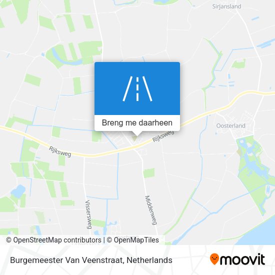 Burgemeester Van Veenstraat kaart