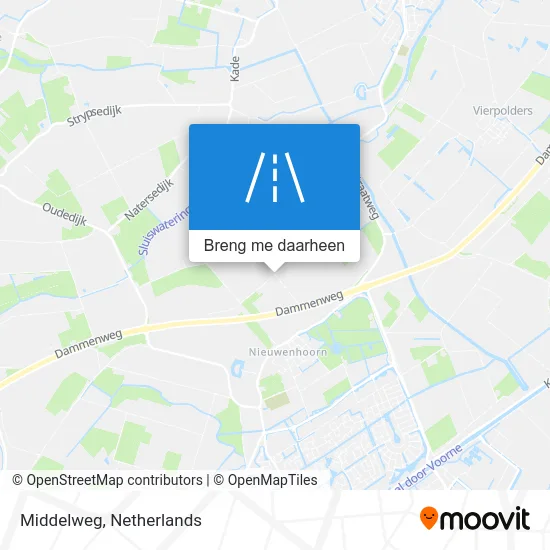 Middelweg kaart