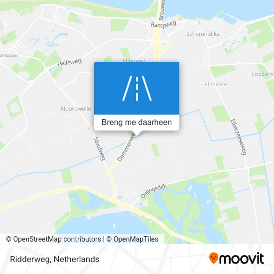 Ridderweg kaart