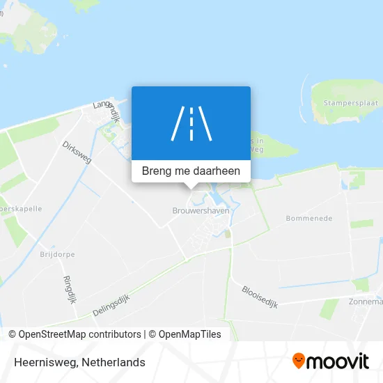 Heernisweg kaart