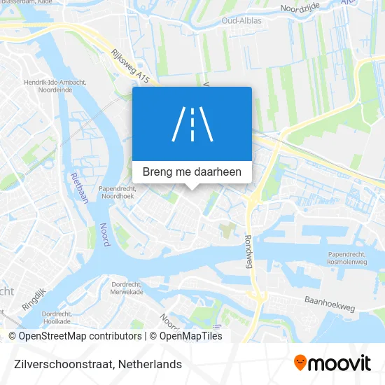 Zilverschoonstraat kaart