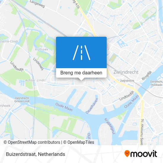Buizerdstraat kaart