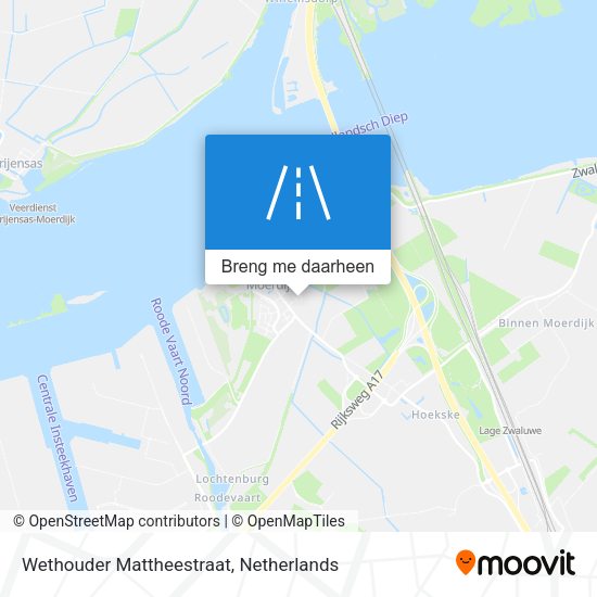 Wethouder Mattheestraat kaart