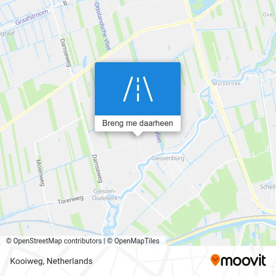 Kooiweg kaart