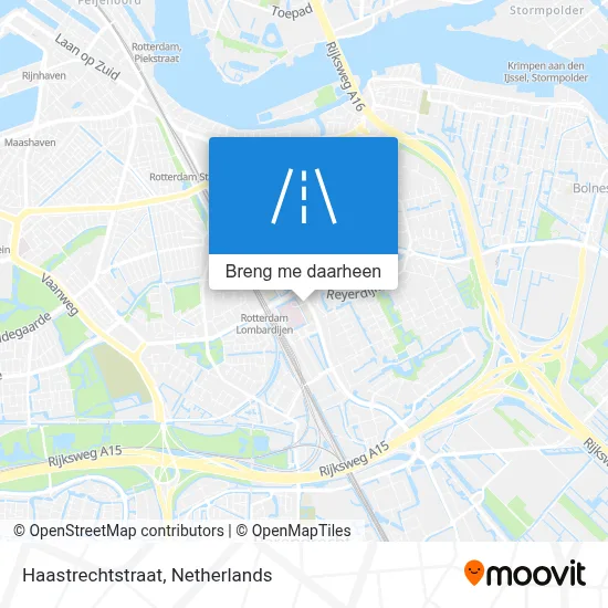 Haastrechtstraat kaart