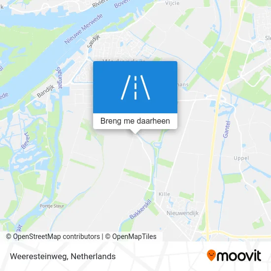 Weeresteinweg kaart