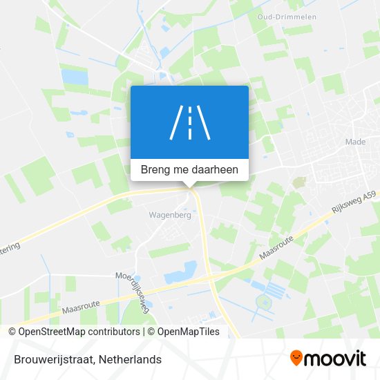 Brouwerijstraat kaart