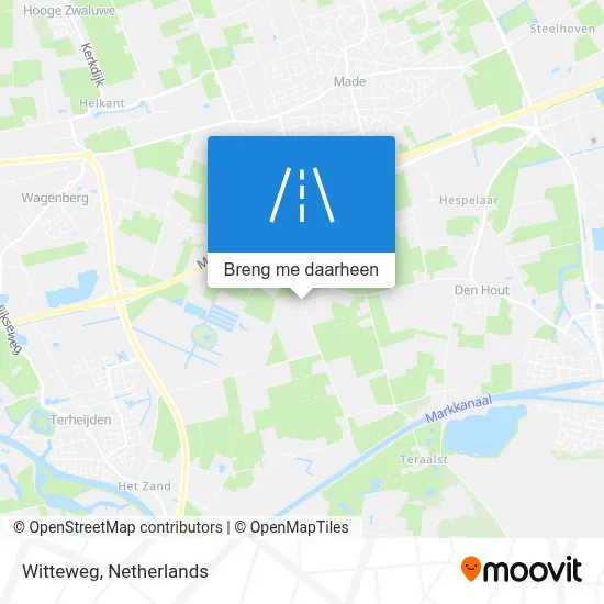 Witteweg kaart