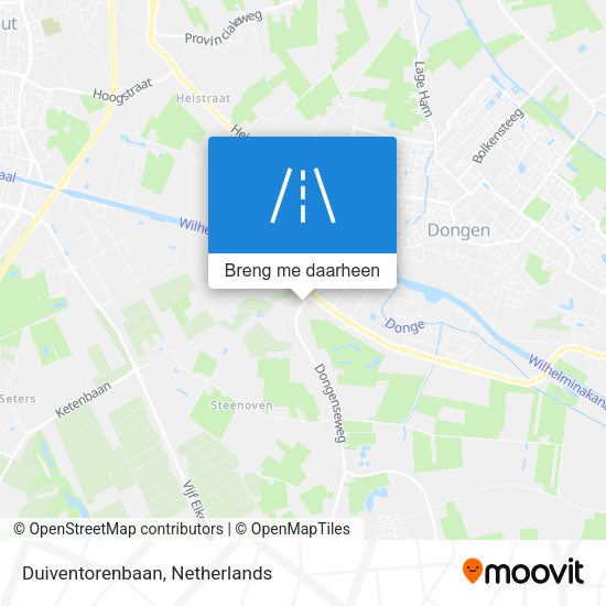 Duiventorenbaan kaart