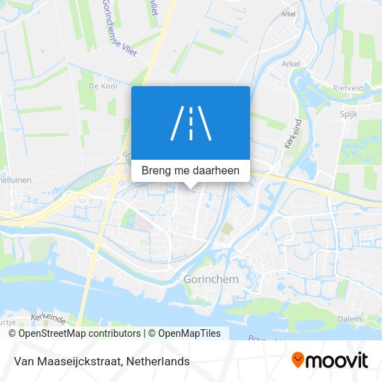 Van Maaseijckstraat kaart