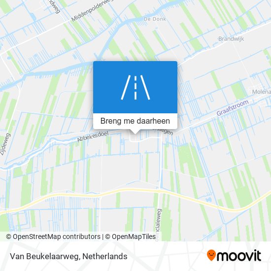 Van Beukelaarweg kaart