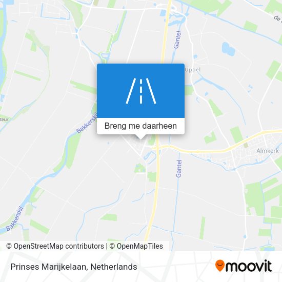 Prinses Marijkelaan kaart