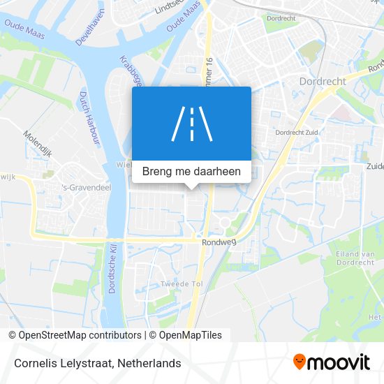 Cornelis Lelystraat kaart