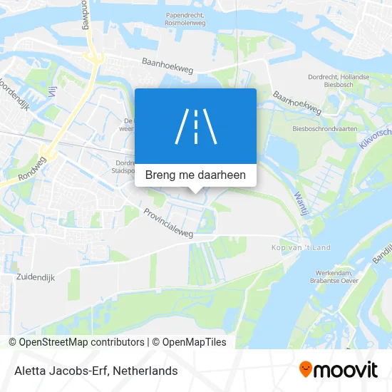 Aletta Jacobs-Erf kaart