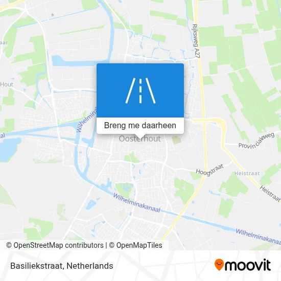 Basiliekstraat kaart