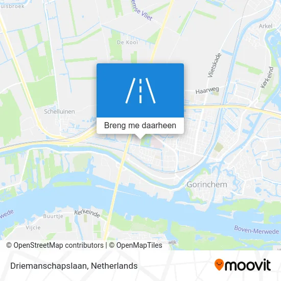 Driemanschapslaan kaart