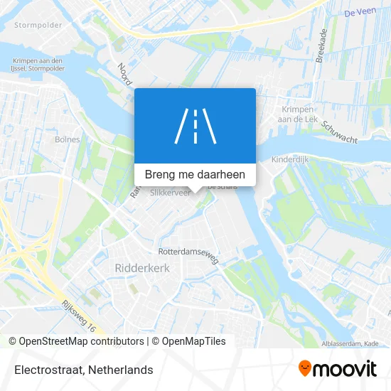 Electrostraat kaart