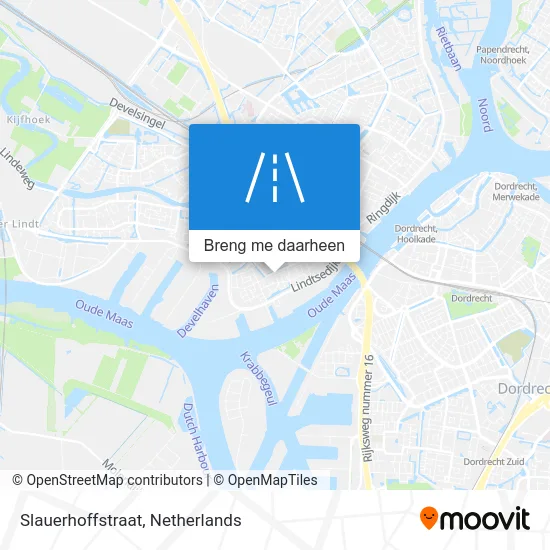 Slauerhoffstraat kaart