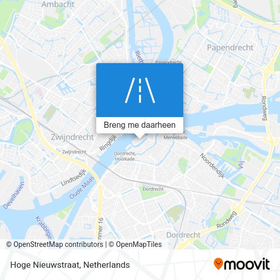 Hoge Nieuwstraat kaart