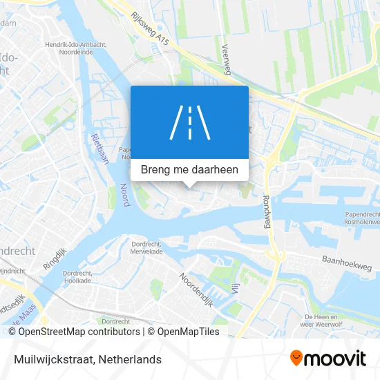 Muilwijckstraat kaart