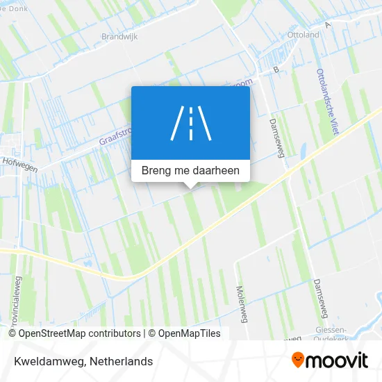 Kweldamweg kaart