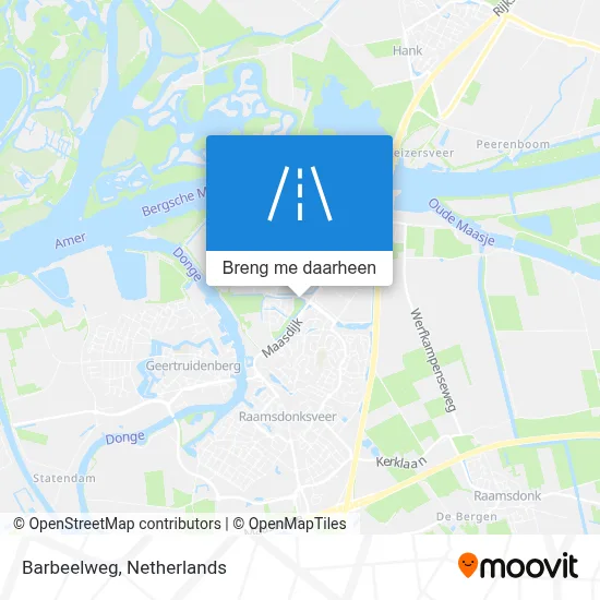 Barbeelweg kaart