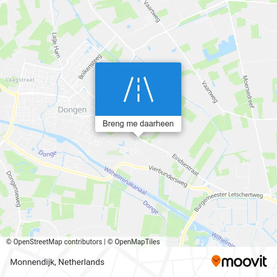 Monnendijk kaart