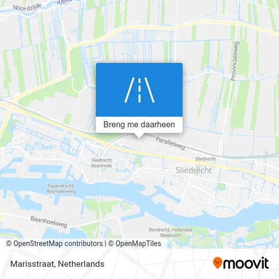 Marisstraat kaart