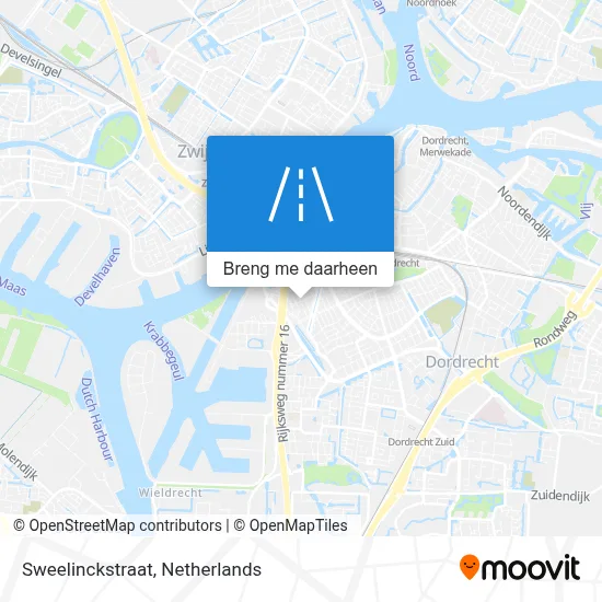 Sweelinckstraat kaart