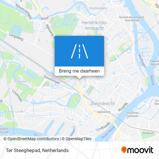 Ter Steeghepad kaart