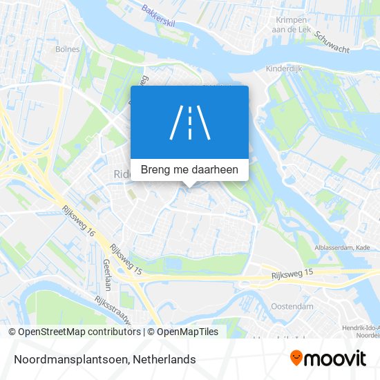 Noordmansplantsoen kaart