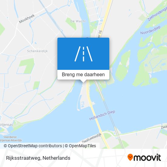 Rijksstraatweg kaart