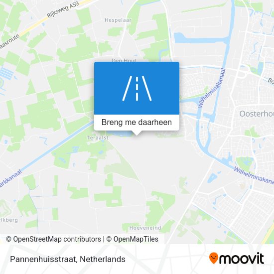 Pannenhuisstraat kaart