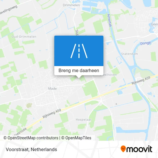 Voorstraat kaart