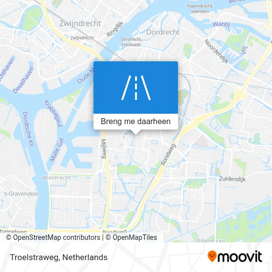 Troelstraweg kaart