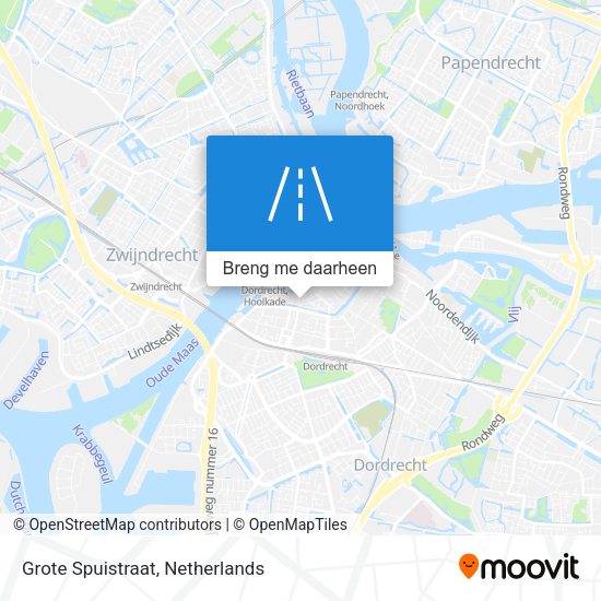 Grote Spuistraat kaart