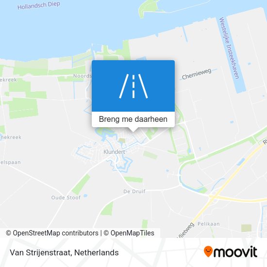 Van Strijenstraat kaart