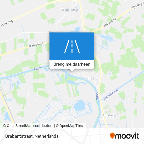 Brabantstraat kaart