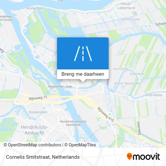 Cornelis Smitstraat kaart