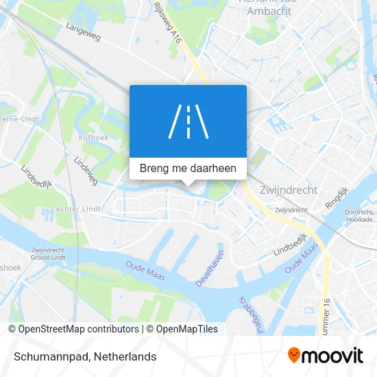 Schumannpad kaart