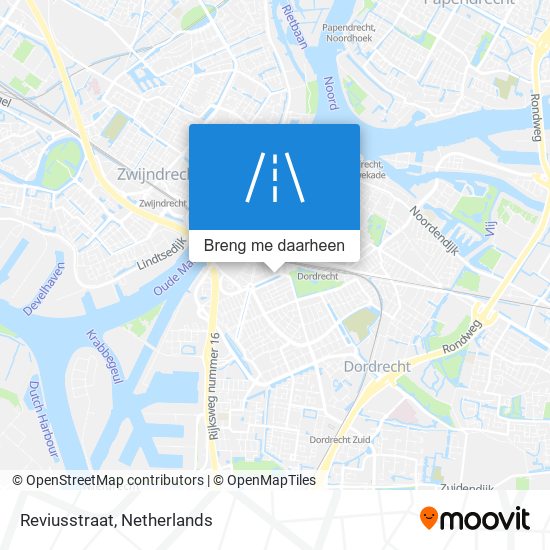 Reviusstraat kaart