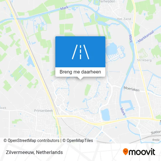 Zilvermeeuw kaart