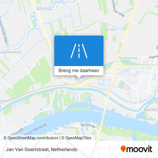 Jan Van Goerlstraat kaart