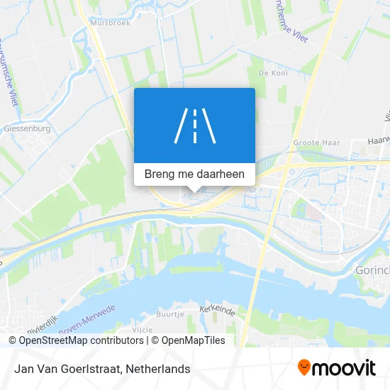 Jan Van Goerlstraat kaart