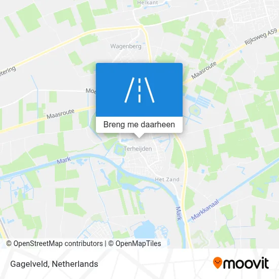 Gagelveld kaart