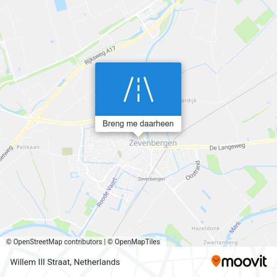 Willem III Straat kaart