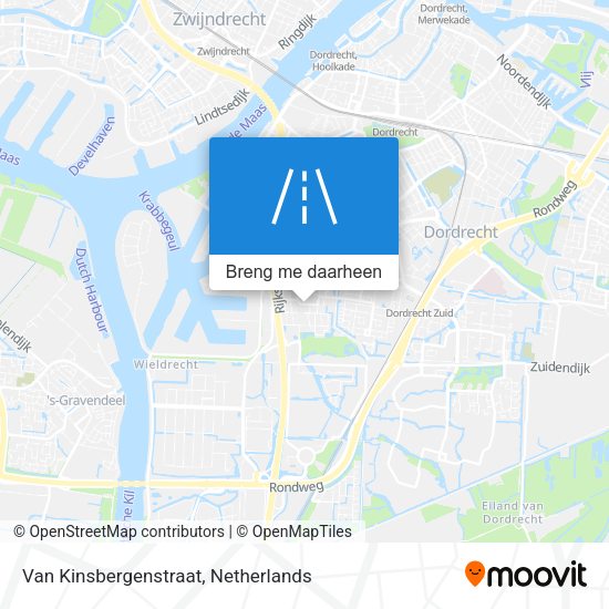 Van Kinsbergenstraat kaart